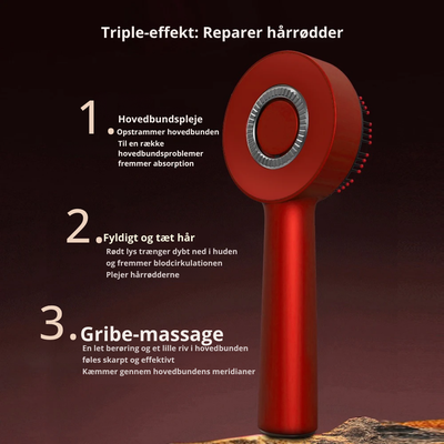 Nuvella PulseComb - Hovedbunds massage børste